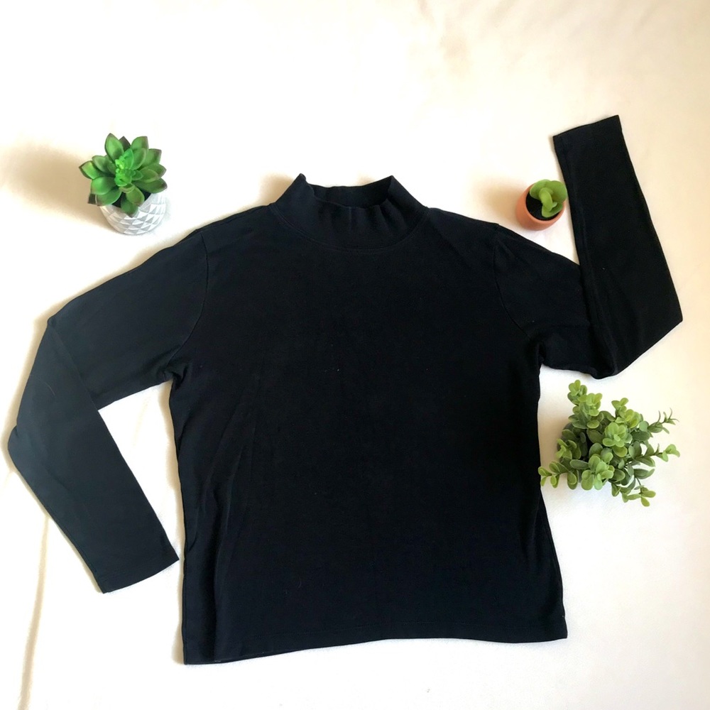 L.L bean Turtle Neck Top - Picture 2 of 3